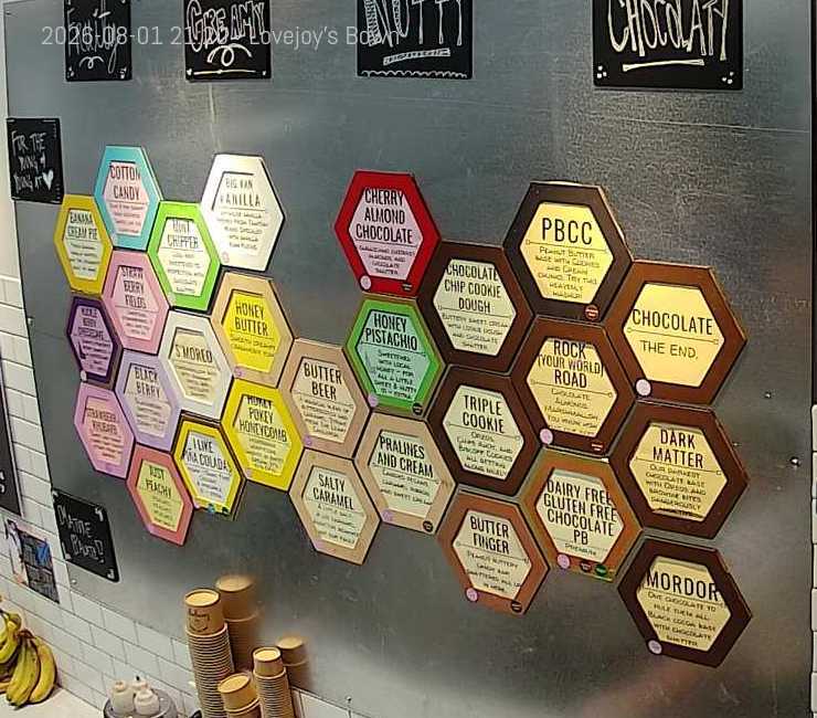 Bown Flavor Board Live Feed