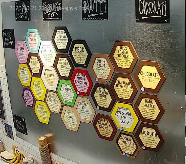 Bown Flavor Board Live Feed